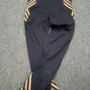 IvyPark Adidas Black and Gold Athletic Leggings